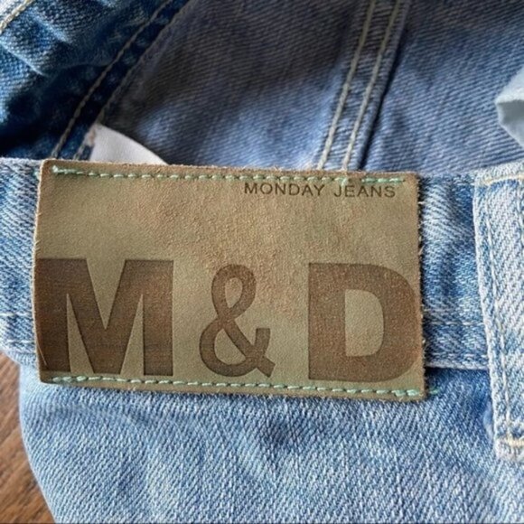 Monday patch distressed capris size 27 - Picture 6 of 9